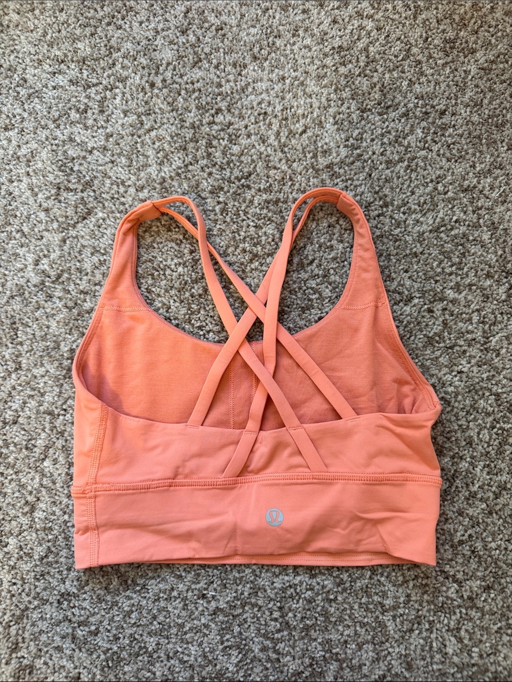lululemon athletica Peach Crossback Sports Bra
